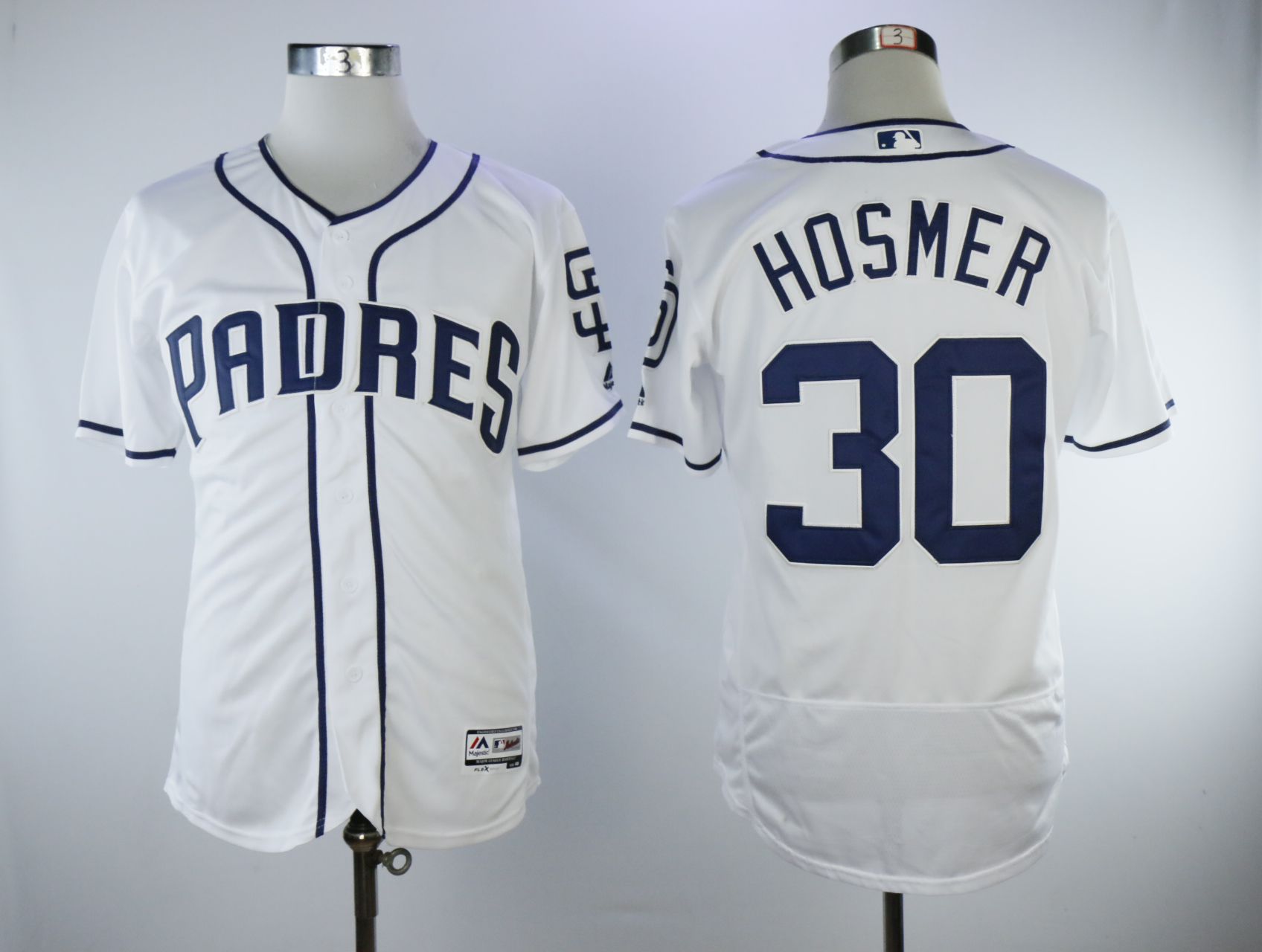 Men San Diego Padres #30 Hosmer White Elite MLB Jerseys
